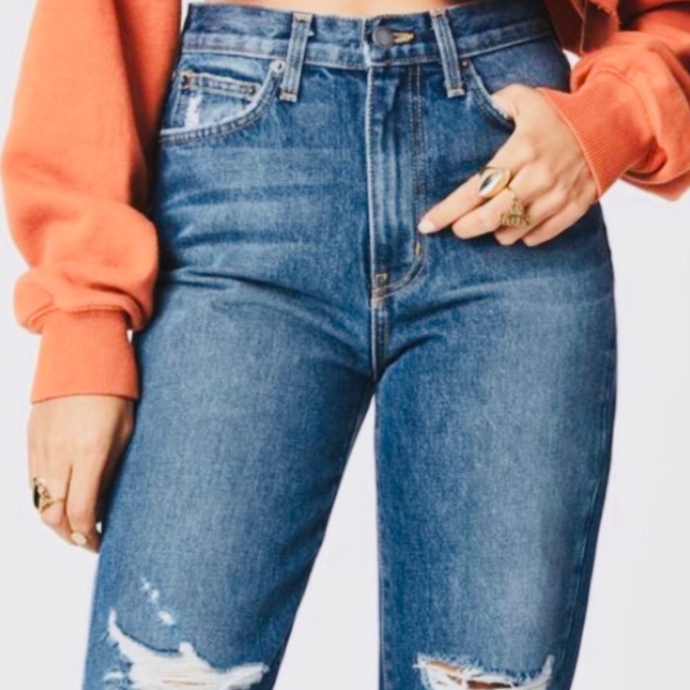Carmar | High Rise Straight Fit Jean